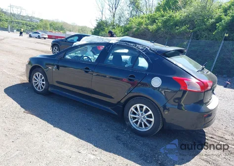 2013 Mitsubishi Lancer Sportback Es из США, поврежденный, VIN JA32X2HUXDU012760